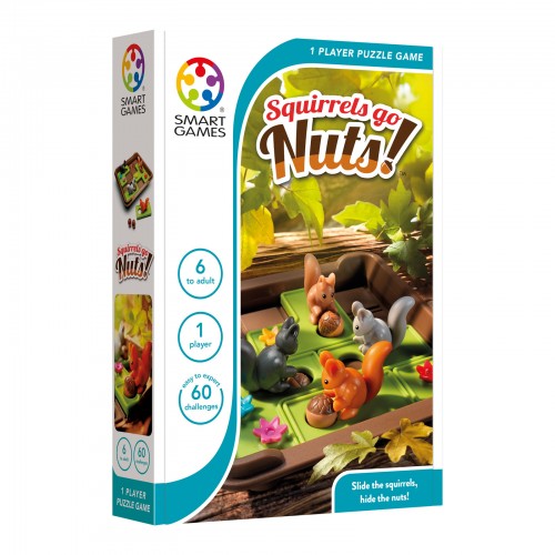 Joc logic SmartGames, Squirrels Go Nuts, pentru jucatori de peste 6 ani